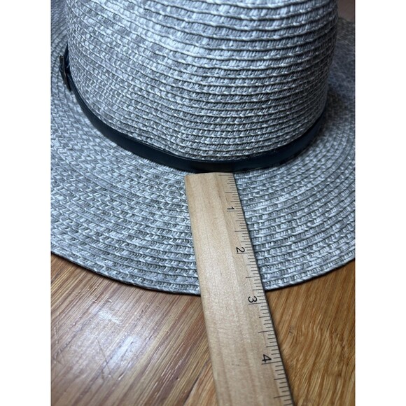 August Hat Company Hat Fedora Womens Medium Wide Brim Straw Summer Sun NEW - Picture 7 of 9